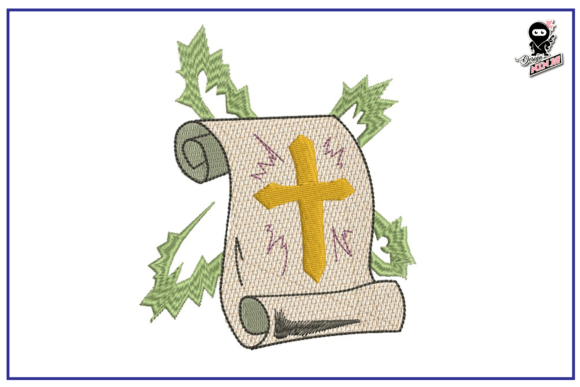 Bible Scroll, Religion Embroidery
